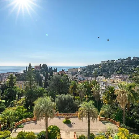 Apartment Riviera Palace - Vue Sur La - Parking Prive Menton