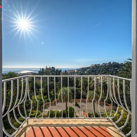 Lejlighed Le Riviera Palace Calme - Vue Sur La Mer- Parking Menton