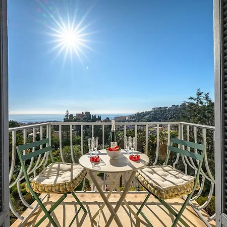 Le Riviera Palace - Vue Sur La - Parking Privé Apartamento Menton